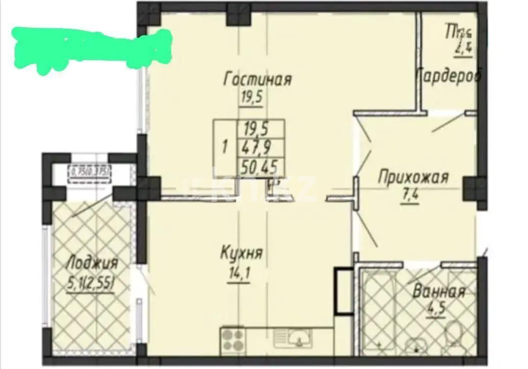 Продажа 2-комнатной квартиры, 51 м², ул. Майлина, дом  6б - Продажа квартир в Астане фото 5 из 5