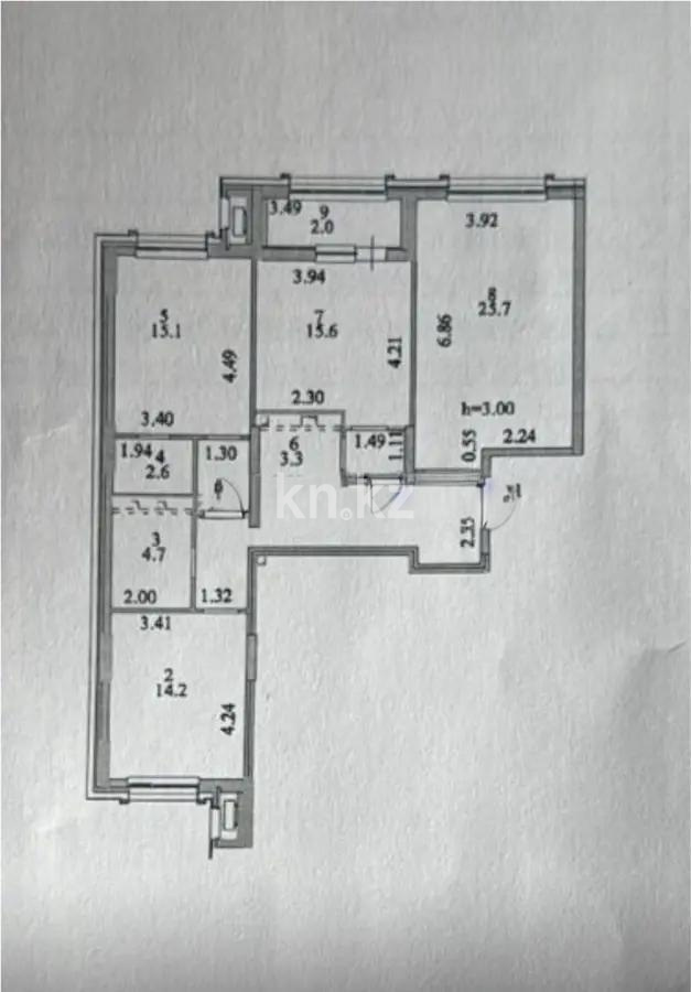 Продажа 3-комнатной квартиры, 100.5 м², ул. Калдаякова, дом  8 - Продажа квартир в Астане фото 1 из 1