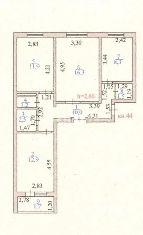 Продажа 3-комнатной квартиры, 66.3 м² в Астане - фото 7