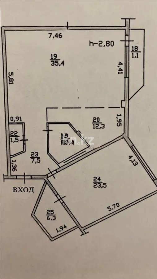 Продажа 2-комнатной квартиры, 91 м², ул. Курмангазы, дом  145 в Алматы - фото 6
