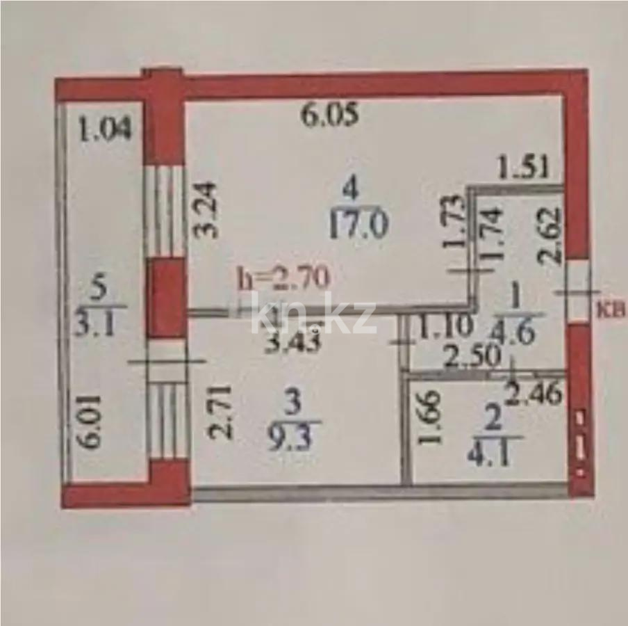 Продажа 1-комнатной квартиры, 38.1 м², ул. Болекпаева, дом  14 - Продажа квартир в Астане без посредников фото 1 из 1