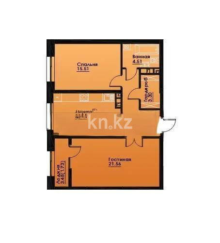 Продажа 2-комнатной квартиры, 70 м², ул. Навои, дом  30а/1 - Продажа квартир в Алматы без посредников фото 1 из 1