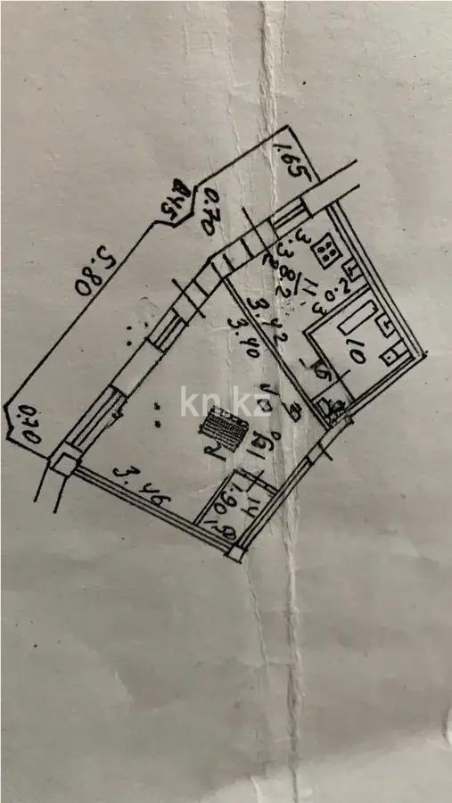 Продажа 1-комнатной квартиры, 38.4 м² - Продажа однокомнатных квартир в панельном доме в Алматы фото 5 из 5