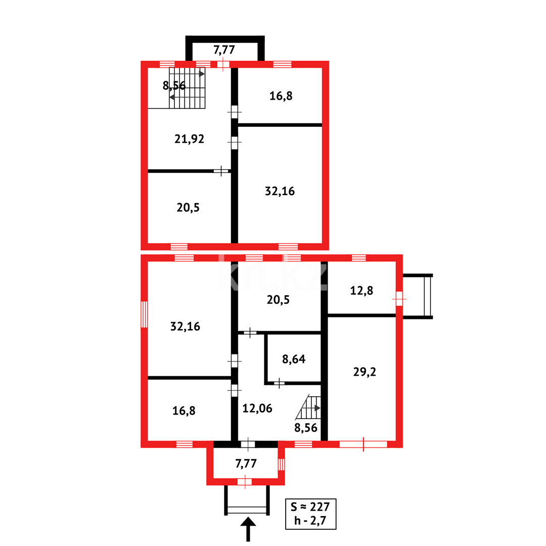 Продажа 5-комнатного дома, 227 м² - Продажа недвижимости в Темиртау - страница 7 фото 24 из 24