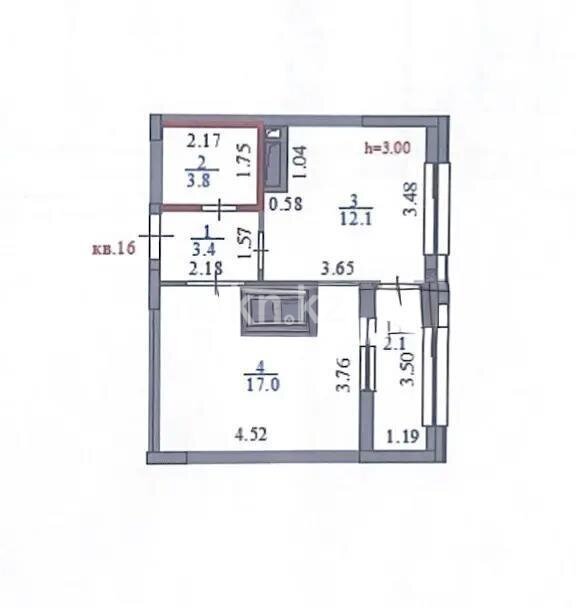Продажа 1-комнатной квартиры, 38.4 м² в Астане - фото 4
