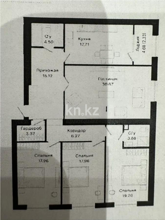 Продажа 4-комнатной квартиры, 140 м², ул. Панфилова, дом  85 - Продажа  четырехкомнатных квартир в Астане без посредников фото 1 из 1