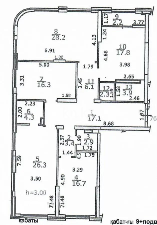 Продажа 4-комнатной квартиры, 148 м² - Продажа четырехкомнатных квартир от собственников в Алматы фото 7 из 7