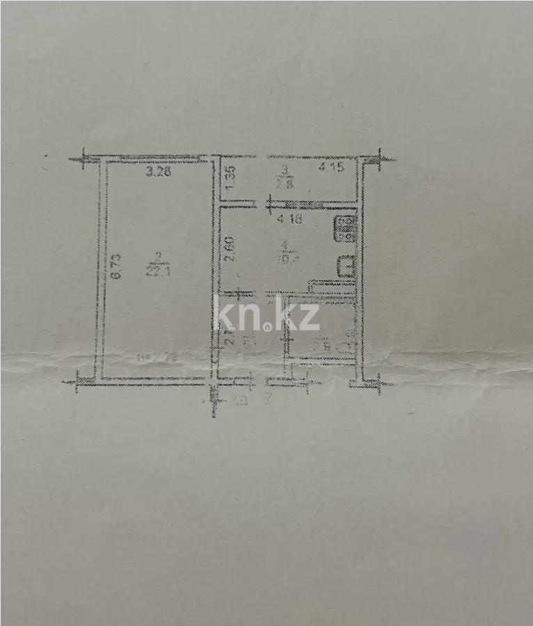 Продажа 1-комнатной квартиры, 44.8 м², мкр-н Жас Канат, дом  1/55 - Продажа квартир в Алматы фото 6 из 6