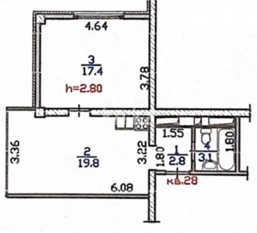 Продажа 2-комнатной квартиры, 43 м² в Алматы - фото 5