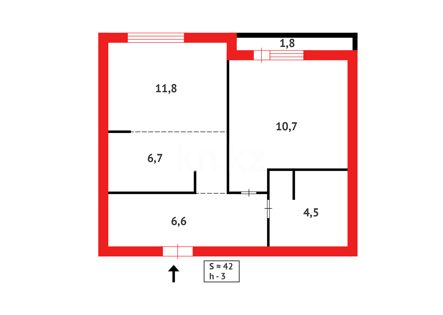 Продажа 2-комнатной квартиры, 42.1 м² - Продажа квартир в новостройках Астаны с фото - страница 105 фото 16 из 16