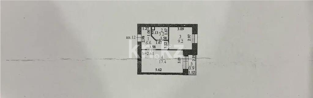 Продажа 1-комнатной квартиры, 37.3 м², пр. Тлендиева, дом  50/2 - Продажа  однокомнатных квартир в новостройках Астаны без посредников фото 6 из 6