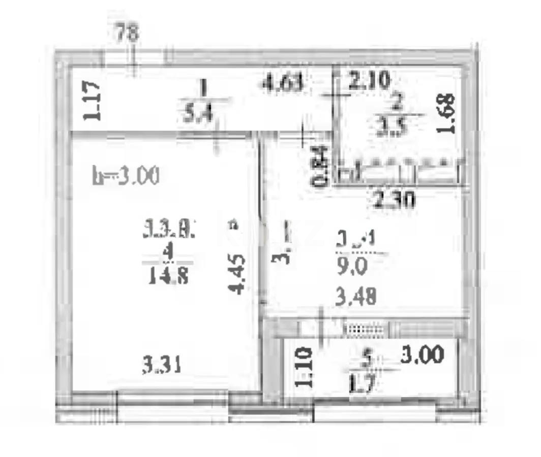 Продажа 1-комнатной квартиры, 34.4 м², ул. Байтурсынова, дом  14/2 в Астане - фото 3
