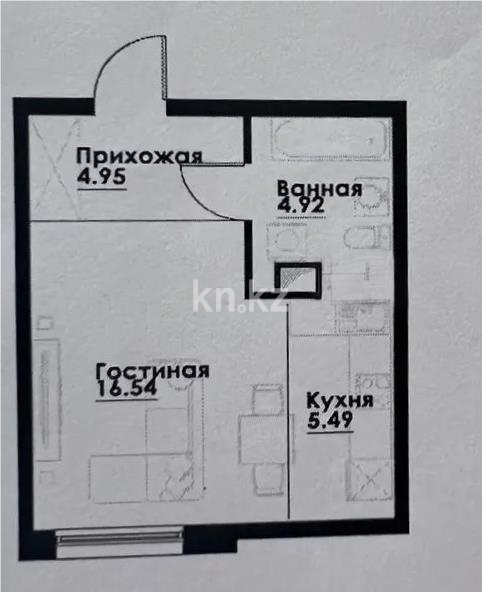 Продажа 1-комнатной квартиры, 32 м² - Продажа квартир в Алатауском р-не Алматы - страница 8 фото 1 из 1
