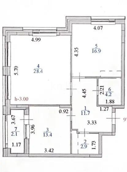 Продажа 2-комнатной квартиры, 78 м² - Продажа двухкомнатных квартир от собственников в Астане - страница 17 фото 5 из 5