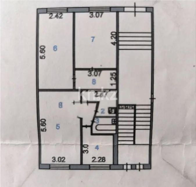Продажа 3-комнатной квартиры, 60 м² - Продажа трехкомнатных квартир в Караганде - страница 4 фото 7 из 7