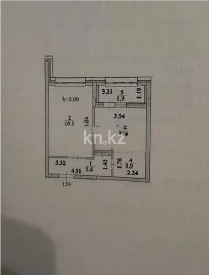 Продажа 1-комнатной квартиры, 37.3 м², ул. Райымбек батыра, дом  2 стр - Продажа квартир в Астане с фото фото 1 из 1