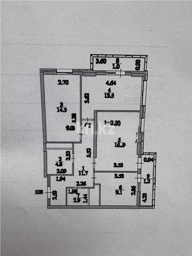 Продажа 3-комнатной квартиры, 75 м² в Астане