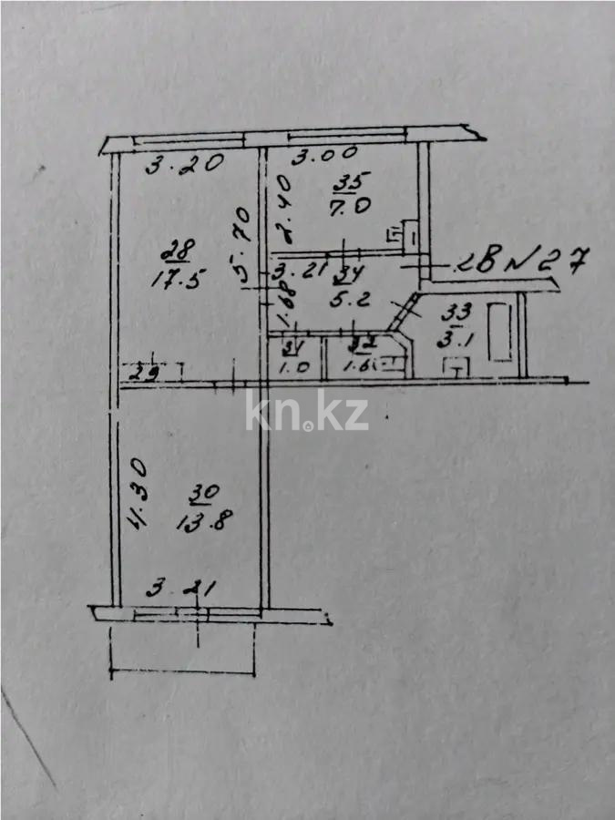 Продажа 2-комнатной квартиры, 50 м², ул. Майлина, дом  67 - Продажа квартир в Алматы без посредников фото 1 из 1