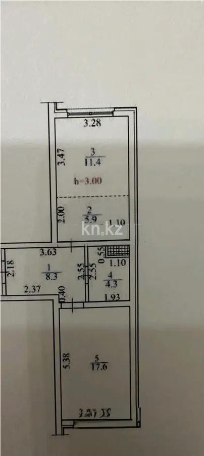 Продажа 2-комнатной квартиры, 47.5 м² в Алматы - фото 4