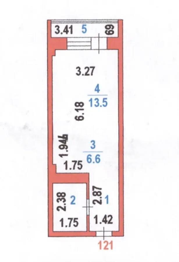 Продажа 1-комнатной квартиры, 29.1 м² в Астане - фото 4