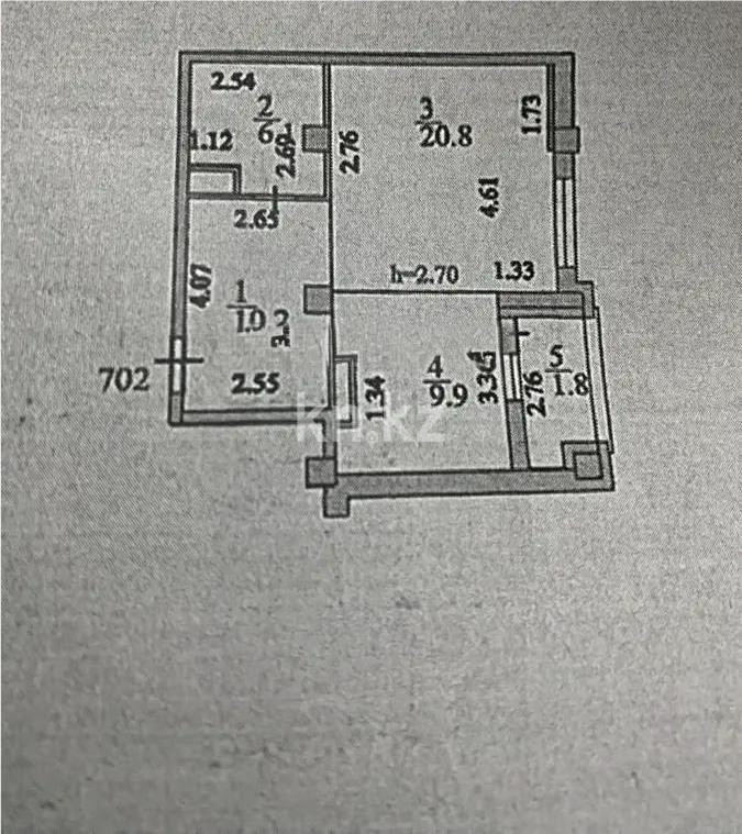 Продажа 1-комнатной квартиры, 50 м², ул. Сауран, дом  3/1 - Продажа  однокомнатных квартир в новостройках Астаны фото 1 из 1
