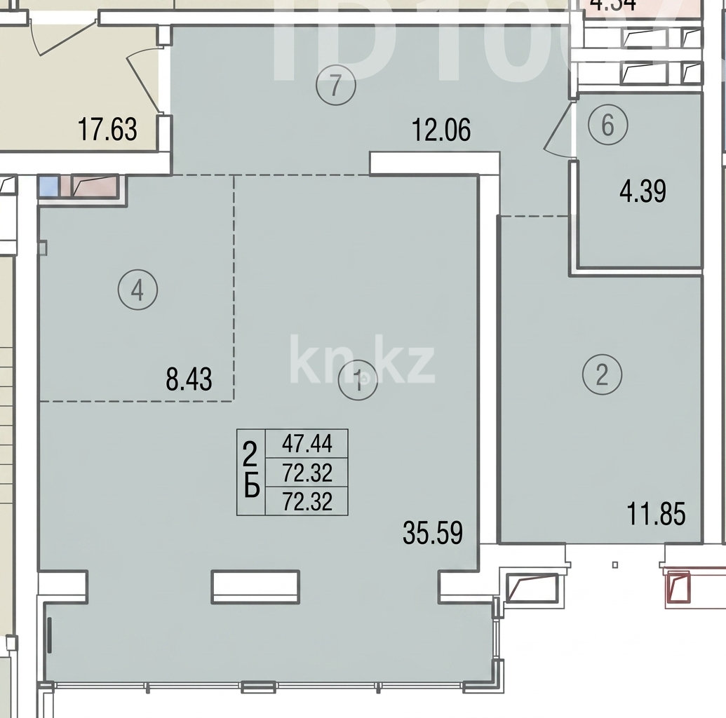 Продажа 2-комнатной квартиры, 70 м² - Недвижимость в Казахстане - страница 3 фото 8 из 9