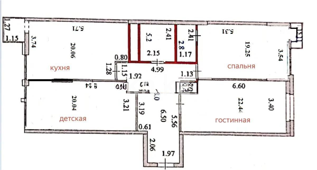 Продажа 3-комнатной квартиры, 110 м², пр. Кабанбай батыра, дом  9 - Продажа квартир в новостройках Астаны без посредников фото 1 из 1
