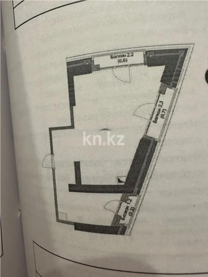 Продажа 2-комнатной квартиры, 45.7 м², пр. Суюнбая, дом  15в - Продажа и аренда недвижимости в Алматы фото 1 из 1