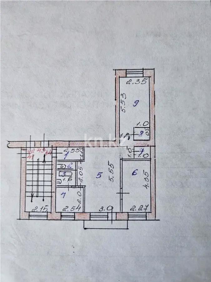 Продажа 3-комнатной квартиры, 55 м² - Продажа квартир в Караганде - страница 2 фото 6 из 6