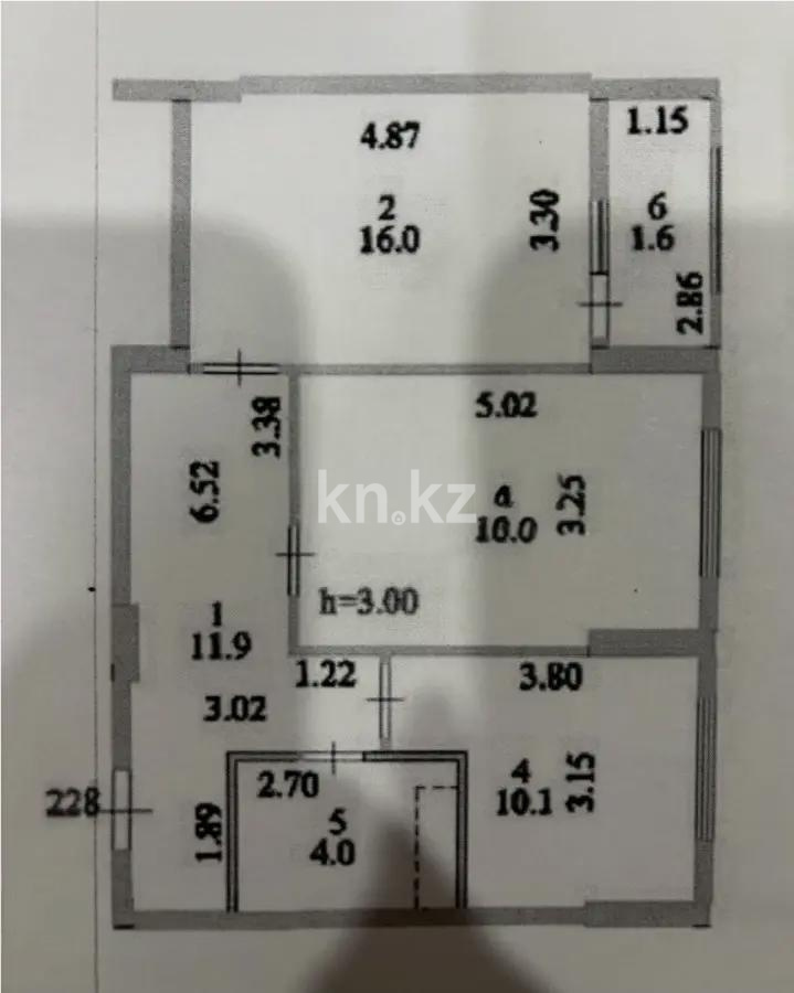 Продажа 2-комнатной квартиры, 59.6 м² - Продажа  двухкомнатных квартир в новостройках Астаны без посредников фото 2 из 2