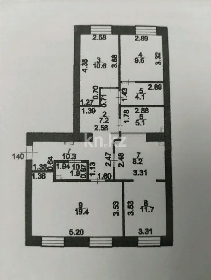 Продажа 3-комнатной квартиры, 88.1 м² - Продажа  трехкомнатных квартир в новостройках Астаны - страница 2 фото 1 из 1