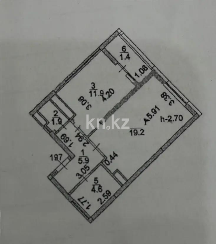 Продажа 1-комнатной квартиры, 45 м² - Продажа квартир в Астане - страница 11 фото 4 из 4