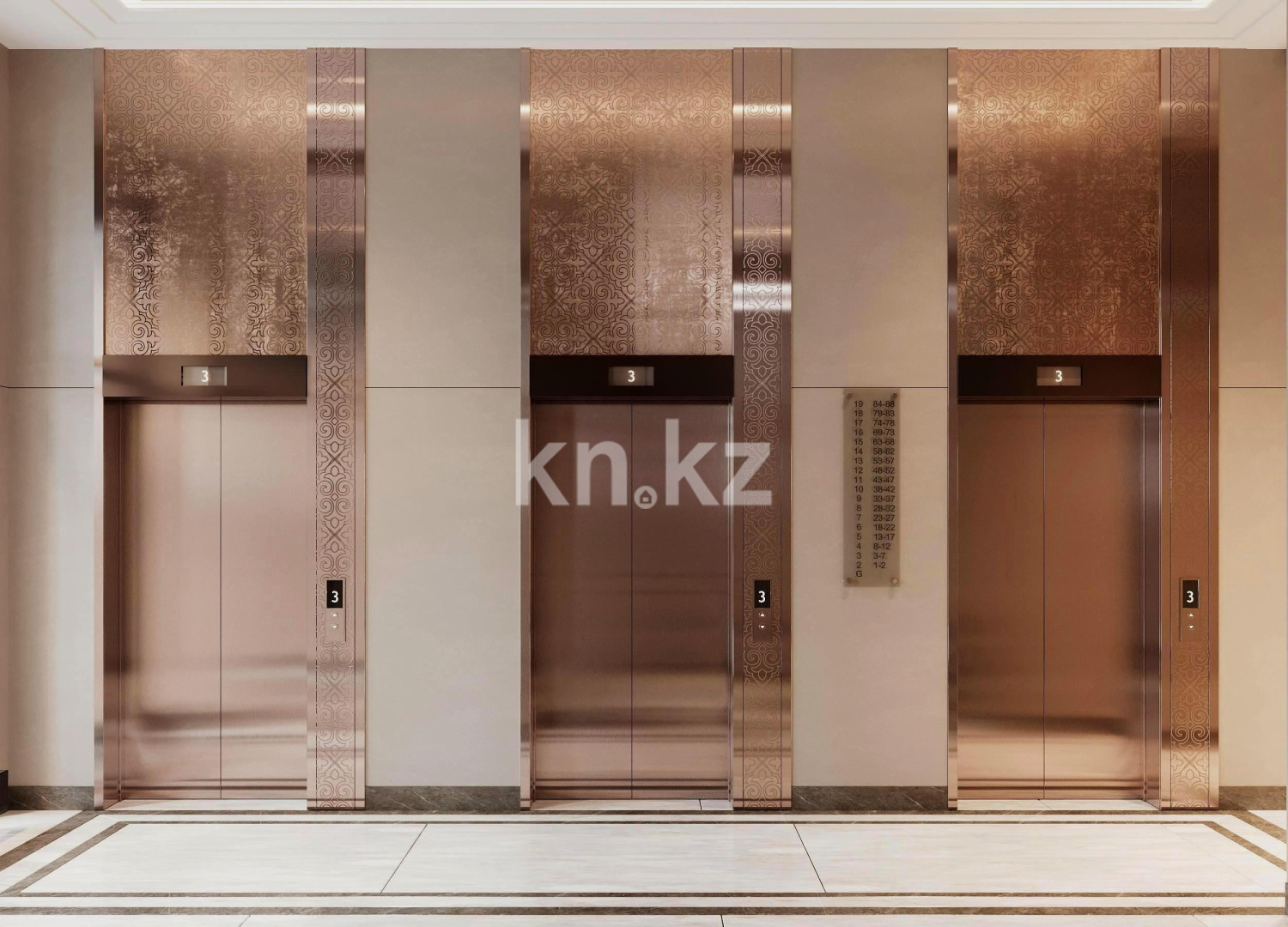 Продажа 2-комнатной квартиры, 66.8 м², ул. Бухар жырау, дом  20 в Астане - фото 14