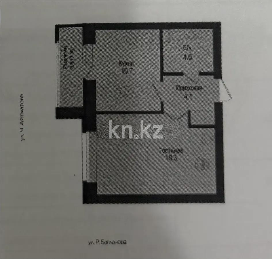 Продажа 1-комнатной квартиры, 39 м² в Астане
