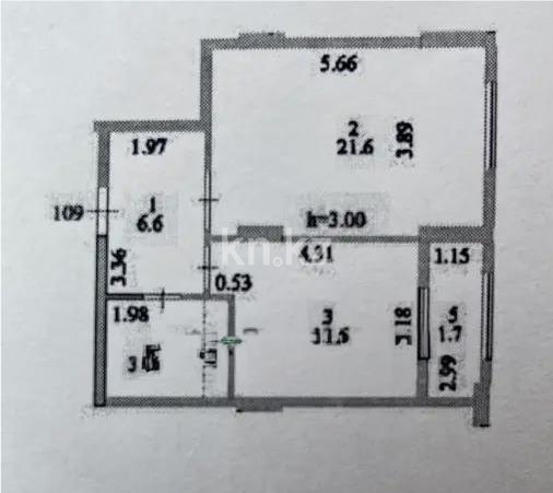 Продажа 2-комнатной квартиры, 47 м² - Продажа квартир в Астане фото 2 из 2