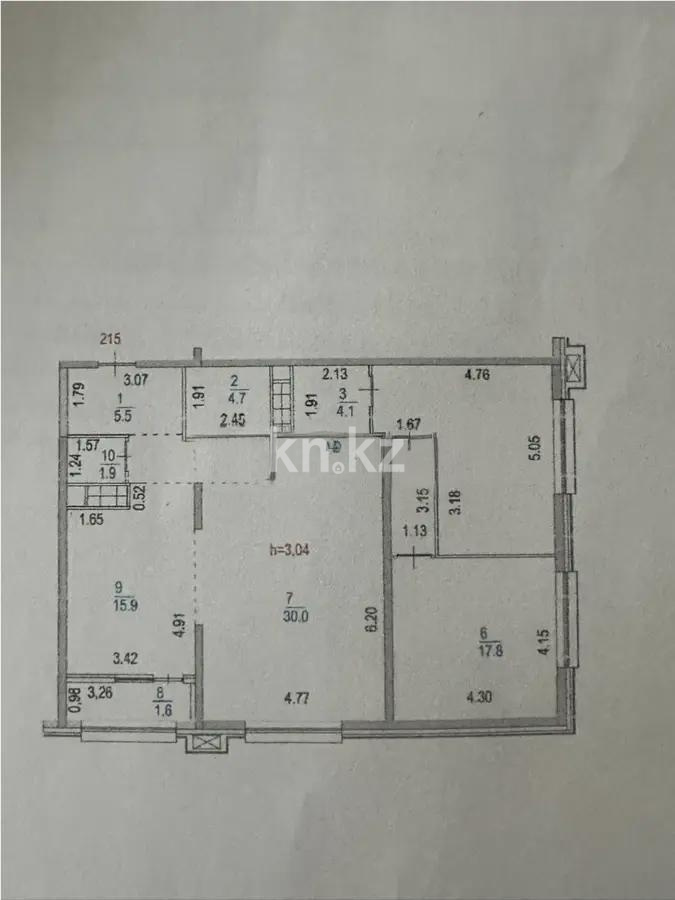 Продажа 3-комнатной квартиры, 112 м², ул. Розыбакиева, дом  197/2 - Продажа квартир в новостройках Алматы без посредников с фото фото 1 из 1