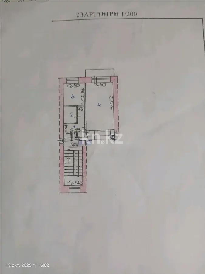 Продажа 1-комнатной квартиры, 32 м², ул. Маметовой, дом  121 - Продажа  однокомнатных квартир в Караганде без посредников фото 1 из 1
