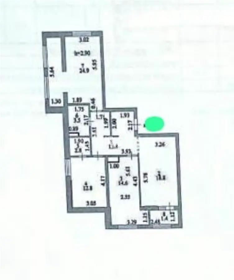 Продажа 3-комнатной квартиры, 92.2 м² - Недвижимость в Астане фото 1 из 1