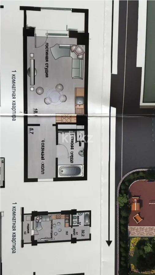 Продажа 1-комнатной квартиры, 32 м² в Алматы - фото 4