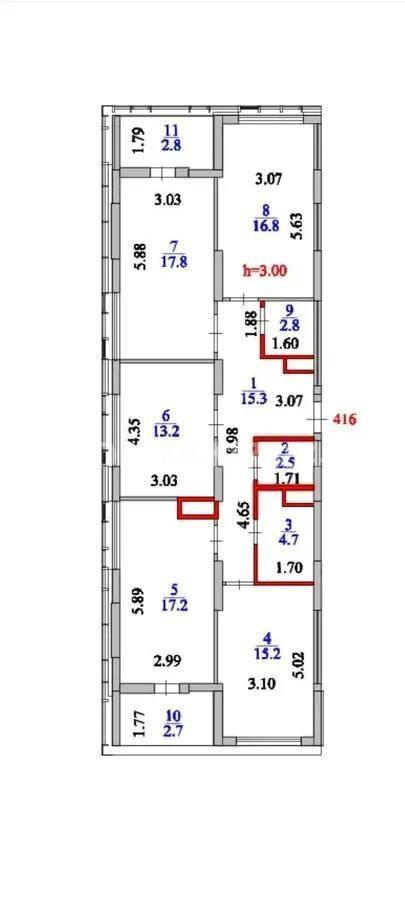 Продажа 4-комнатной квартиры, 111 м², пр. Мангилик Ел, дом  62 - Продажа  четырехкомнатных квартир в Астане фото 3 из 3
