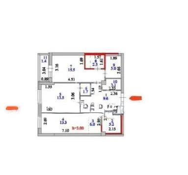 Продажа 3-комнатной квартиры, 78 м² - Продажа квартир в Астане с фото - страница 4 фото 7 из 7