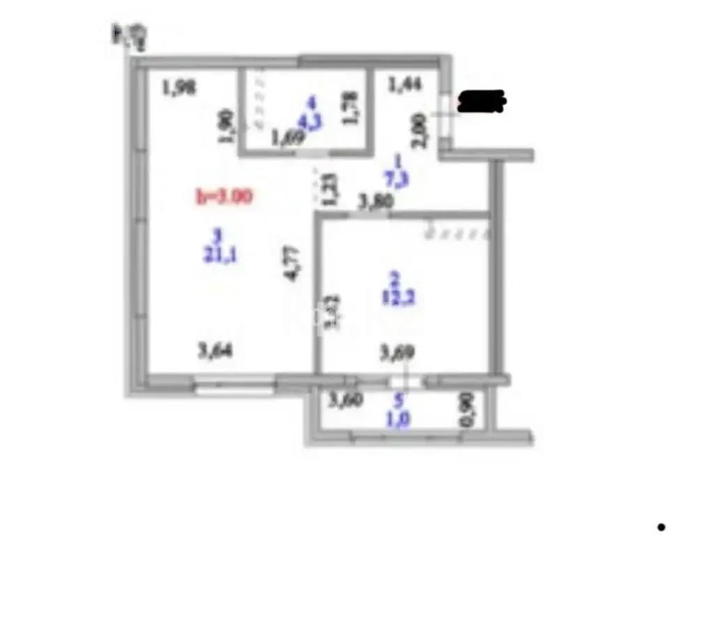 Продажа 2-комнатной квартиры, 46 м² в Астане - фото 6