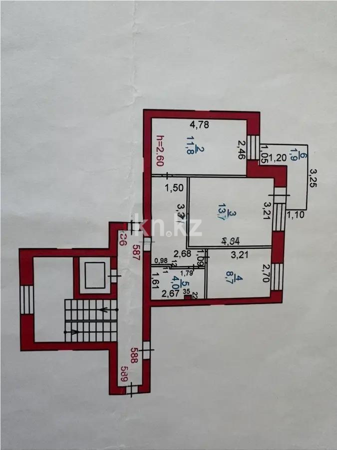 Продажа 2-комнатной квартиры, 48 м², ул. Гапеева, дом  1 - Продажа квартир в Караганде фото 6 из 6