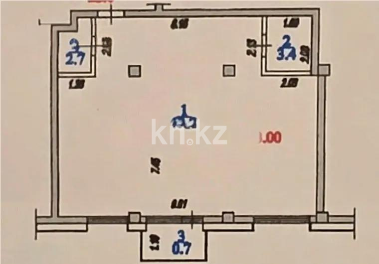 Продажа 2-комнатной квартиры, 63.2 м², ул. Нурмагамбетова, дом  138 - Продажа  двухкомнатных квартир в новостройках Алматы с фото фото 1 из 1