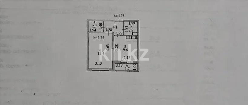 Продажа 1-комнатной квартиры, 37.9 м² - Продажа однокомнатных квартир от собственников в Астане фото 3 из 3