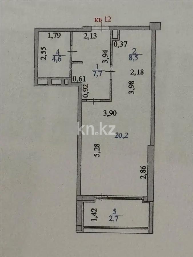 Продажа 1-комнатной квартиры, 44 м² в Астане - фото 6