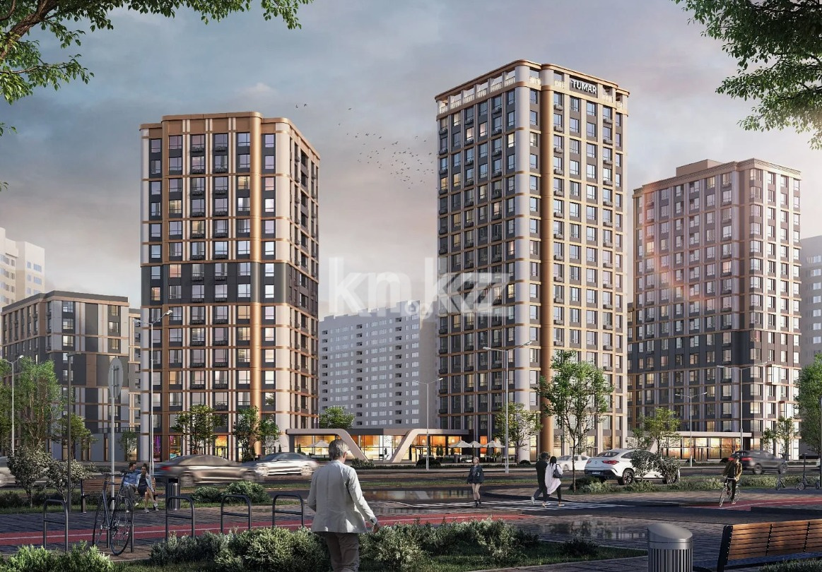 Продажа 3-комнатной квартиры, 92.5 м², ул. Сыганак, дом  20 - Улица Е-35 - Продажа  трехкомнатных квартир в новостройках Астаны с фото фото 1 из 10