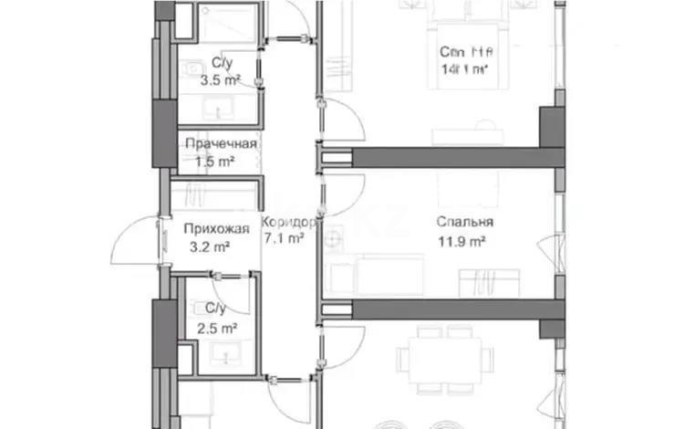 Продажа 4-комнатной квартиры, 124.1 м² - Продажа четырехкомнатных квартир в Алматы - страница 4 фото 1 из 1