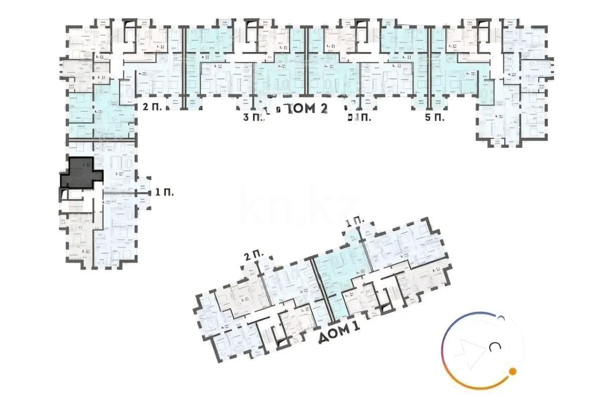 Продажа 1-комнатной квартиры, 39 м² - Продажа квартир от собственников в Караганде - страница 52 фото 4 из 4