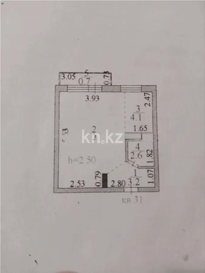 Продажа 1-комнатной квартиры, 31.2 м² в Астане - фото 4
